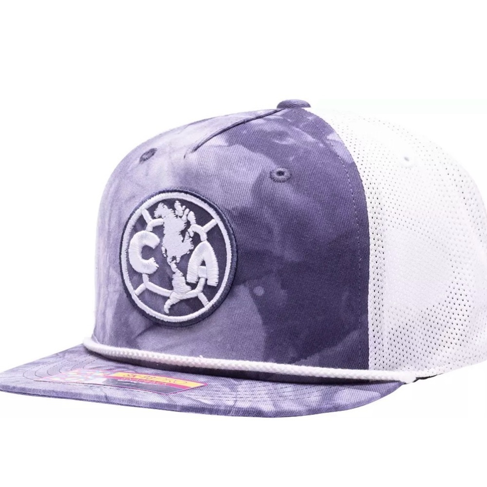 Fan Ink Club America 2023 Snapback Hat Purple White